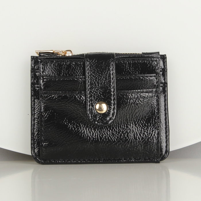 Zoozie Bags Billetera de Cuero Negra